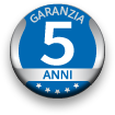 Garanzia 5 anni